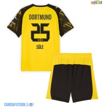Camisa de time de futebol Borussia Dortmund Niklas Sule #25 Replicas 1º Equipamento Infantil 2025-26 Manga Curta (+ Calças curtas)